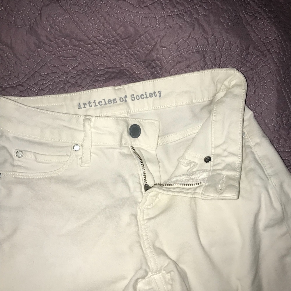 Articles of Society white jeans